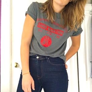 Retro college tee
